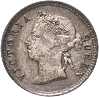 купить Стрейтс Сетлментс 5 центов (cents) 1895