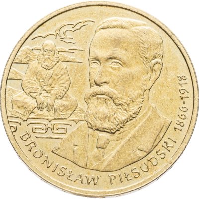 купить Польша 2 злотых 2008 год Бронислав Пилсудский (Bronisław Piłsudski)