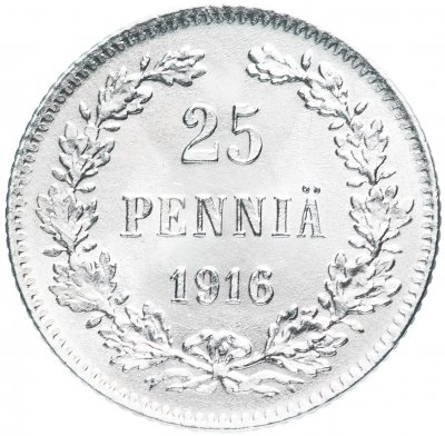 купить 25 пенни (pennia) 1916 S