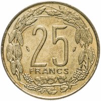 купить Центральная Африка (BEAC) 25 франков (francs) 1975
