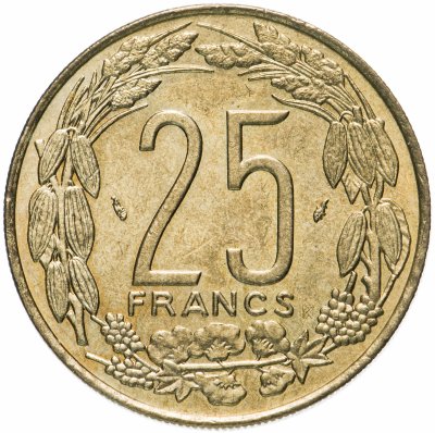 купить Центральная Африка (BEAC) 25 франков (francs) 1975