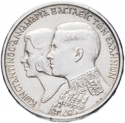 купить Греция 30 драхм (drachmai) 1964 Королевская свадьба