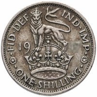 Купить Великобритания 1 шиллинг (shilling) 1947-1948, случайная дата