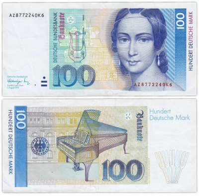 купить Германия ФРГ 100 марок 1989 (Pick 41b)