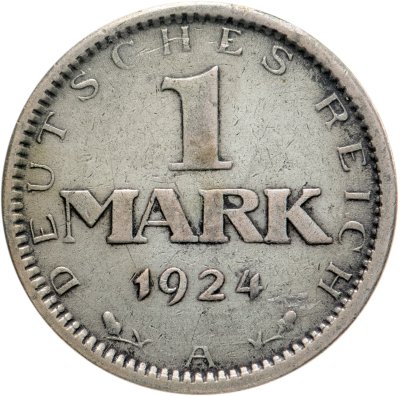 купить Германия 1 марка "A" 1924