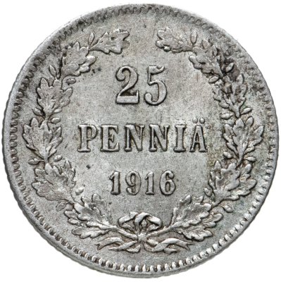 купить 25 пенни (pennia) 1916 S