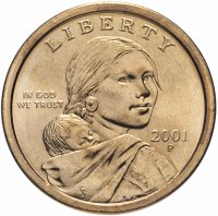 купить США 1 доллар (dollar) 2001 P