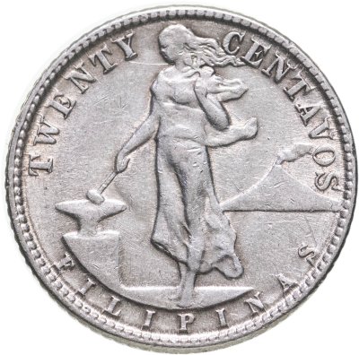 купить Филиппины 20 сентаво (centavos) 1945