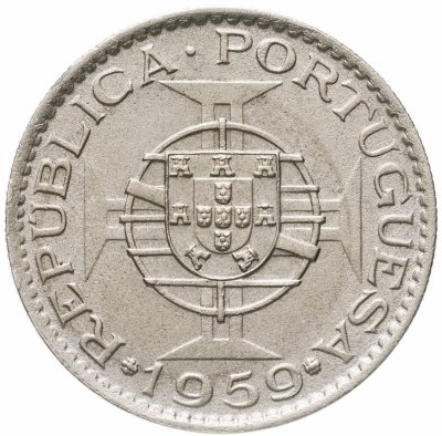 купить Португальская Индия 3 эскудо (escudos) 1959