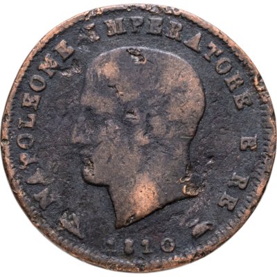 купить Наполеоновская Италия 3 чентезимо, 1810 В