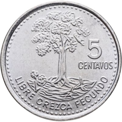 купить Гватемала 5 сентаво (centavos) 2010