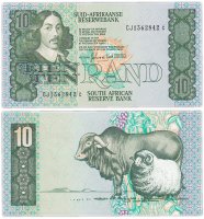 Купить ЮАР 10 рандов 1990