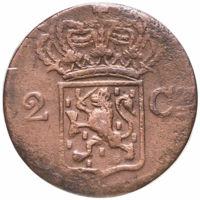 купить Голландская Ост-Индия 2 цента (cents) 1836