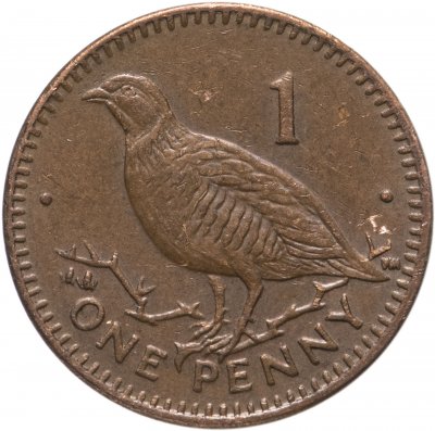 купить Гибралтар 1 пенни (penny) 1998-2003, случайная дата