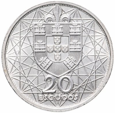купить Португалия 20 эскудо (escudos) 1966 Открытие моста Антониу Салазара