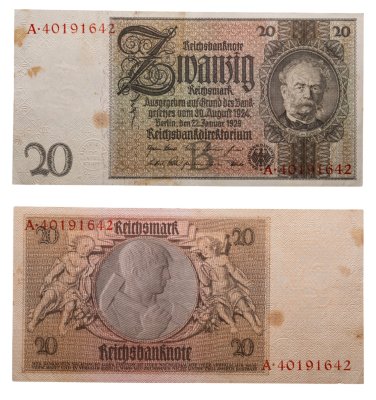 купить Германия 20 марок 1929
