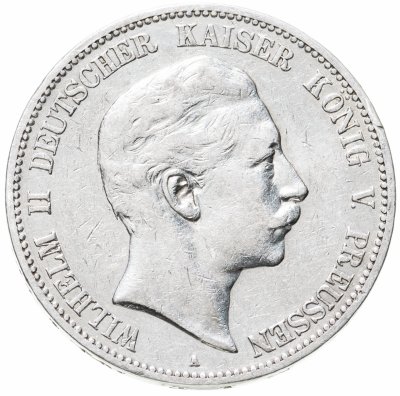 купить Германская Империя, Пруссия 5 марок 1903 A