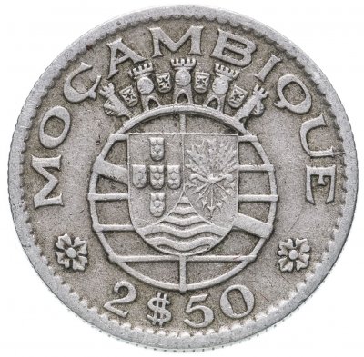 купить Мозамбик 2,5 эскудо (escudos) 1955