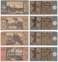 купить Германия (Бранденбург: Берлин) набор из 4-х нотгельдов 1921 (92.1/B1)