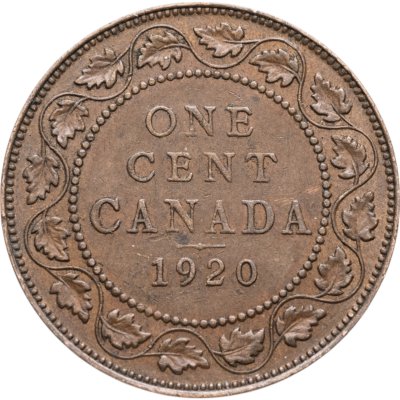 купить Канада 1 цент (cent) 1920