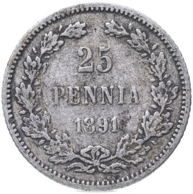 купить 25 пенни (pennia) 1891 L