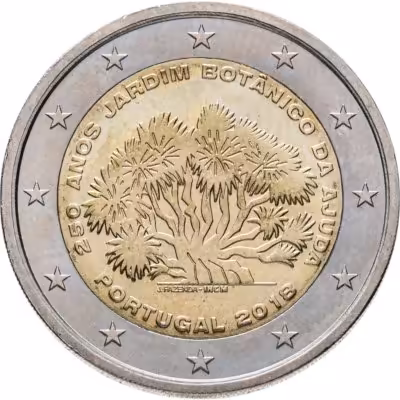 купить Португалия 2 евро (euro) 2018 250 лет Ботаническому саду в Ажуде