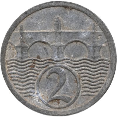 купить Чехословакия 2 геллера (halere) 1923