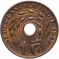Купить Голландская Ост-Индия 1 цент (cent) 1942