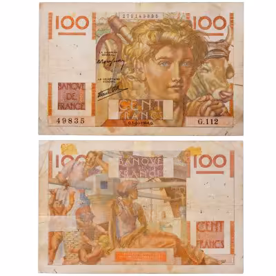 купить Франция 100 франков 1946