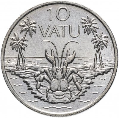 купить Вануату 10 вату (vatu) 1983