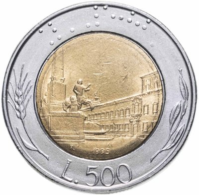 купить Италия 500 лир 1995