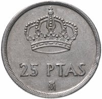купить Испания 25 песет 1982