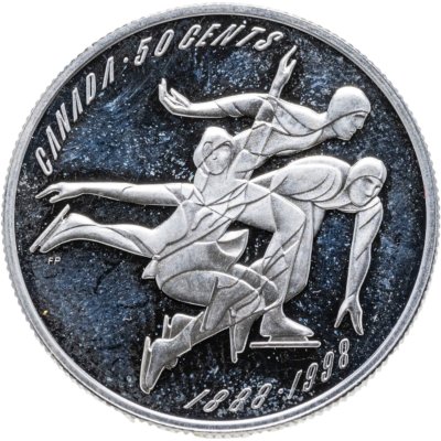 купить Канада 50 центов (cents) 1998 "Фигурное катание"