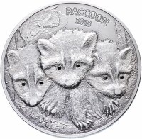 купить Вануату 100 вату 2015 "Енот", в футляре с сертификатом