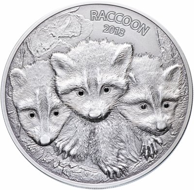 купить Вануату 100 вату 2015 "Енот", в футляре с сертификатом