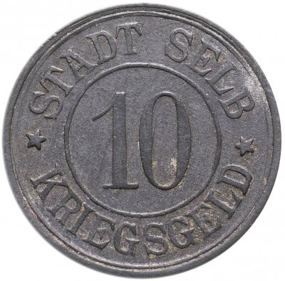 купить Германия (Зельб) нотгельд 10 пфеннигов 1918