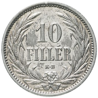 купить Венгрия 10 филлеров (filler) 1909