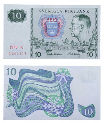 купить Швеция 10 крон 1976
