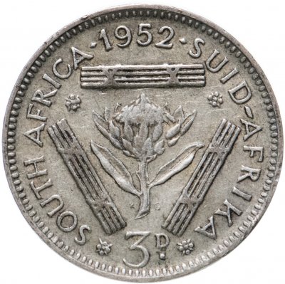 купить ЮАР 3 пенса 1952 Георг VI
