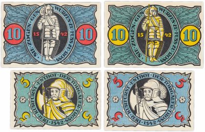 купить Германия (Саксония: Торгау) набор из 8 нотгельдов 1921