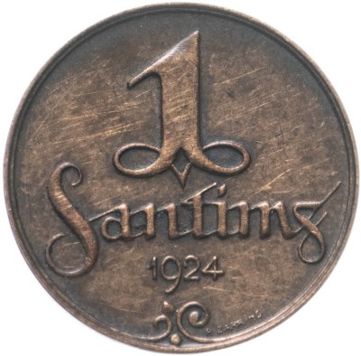 купить Латвия 1 сантим (centime) 1924