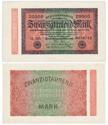 купить Германия 20000 марок 1923