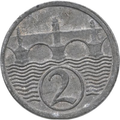 купить Чехословакия 2 геллера (halere) 1923