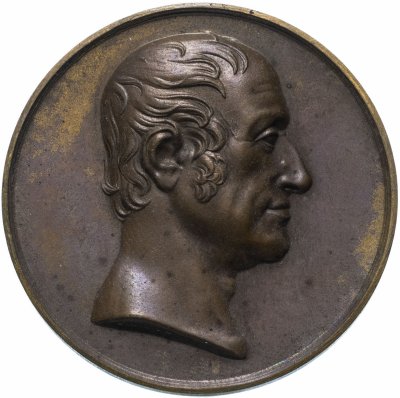 купить Великобритания 1829 настольная медаль "Френсис Генри Эгертон 8-й граф Бриджтоутер" 40мм