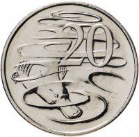 купить Австралия 20 центов 2010 Утконос