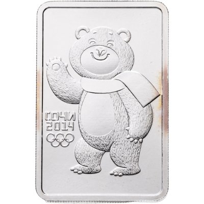 купить 3 рубля 2012 "XXII зимние Олимпийские Игры, Сочи 2014 - Белый мишка"