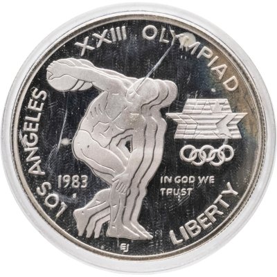 купить США 1 доллар (dollar) 1983 S XXIII летние Олимпийские Игры 1984 в Лос-Анджелесе знак монетного двора "S" - Сан-Франциско