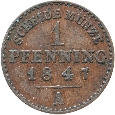 купить Германия, Княжество Липпе 1 пфенниг 1847