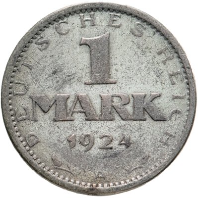 купить Германия 1 марка "A" 1924