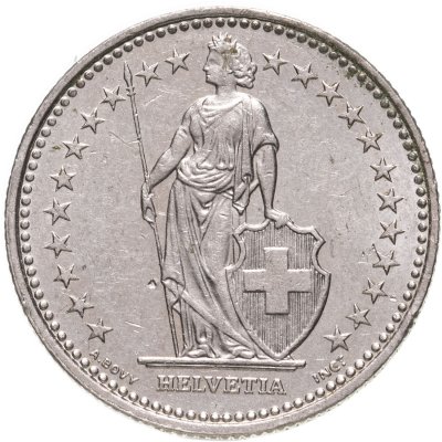 купить Швейцария 1/2 франка 1990